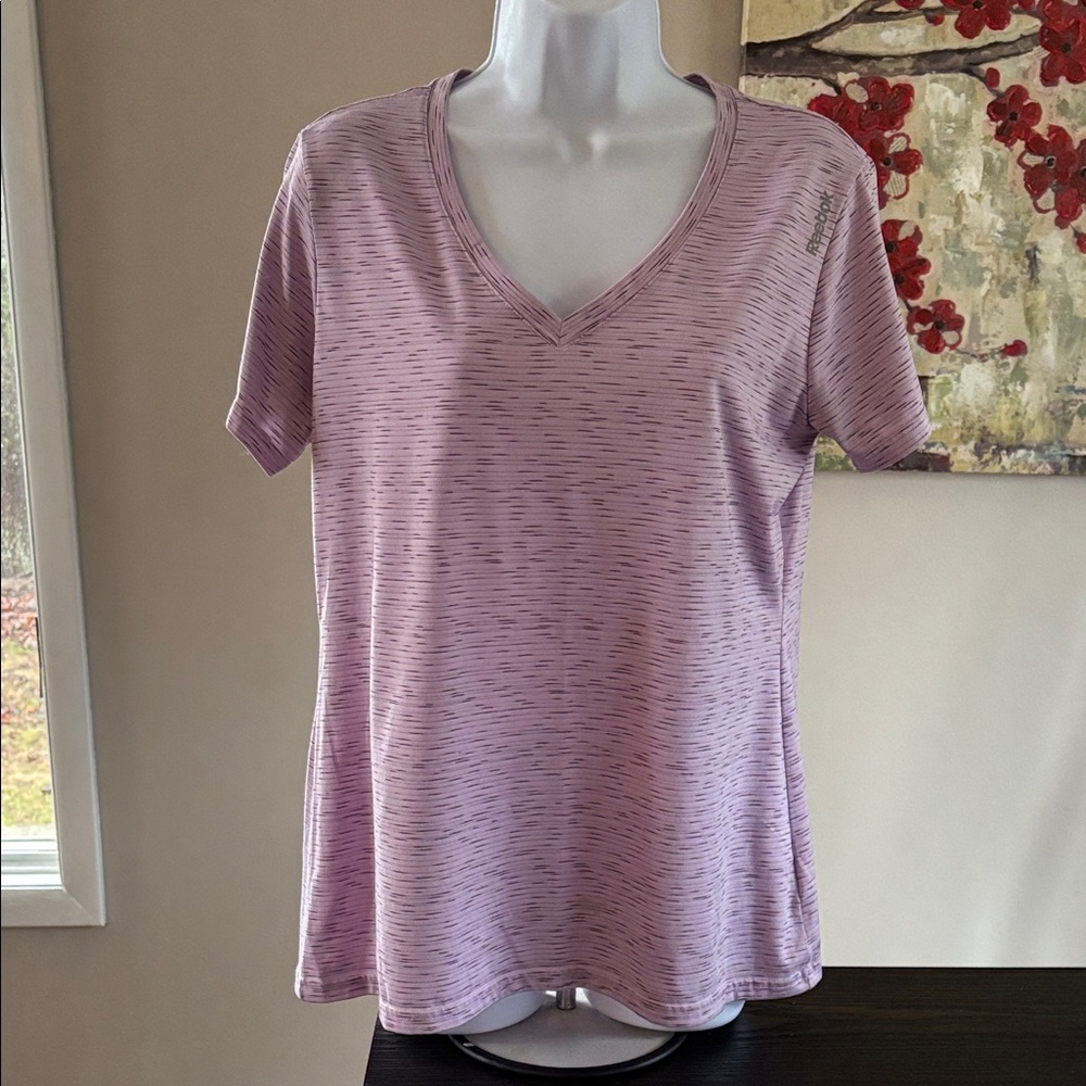 Reebok v neck speed wick tee